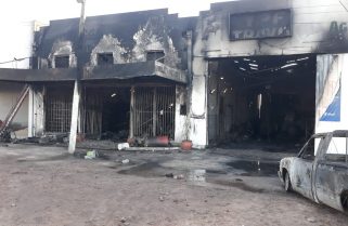 Harán pericias en el comercio incendiado